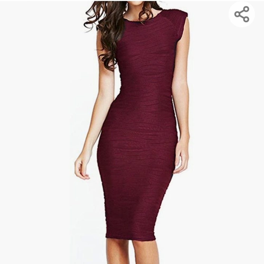 Ruched Stripe Evening Dress